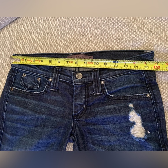 Vintage Frankie b Low Rise Dark Wash Jeans Size 27 - Picture 10 of 14